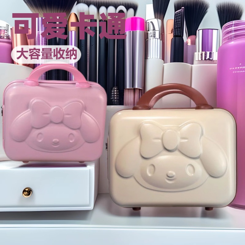 14 pulgadas maleta de maquillaje regalo de boda mini maleta de dibujos animados maleta de regalo impermeable