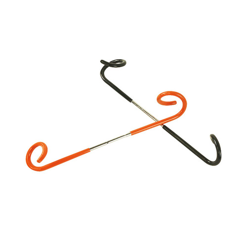 Outdoor Multi-functional Tent Light Gas Lamp Hook, Thick Wild Camping Light Stand Dual-direction Pig Tail S-type Double Hook
