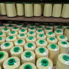 蓝鑫车缝凯夫拉防火线 1414对位芳纶缝纫线 黄色防火线消防服专用