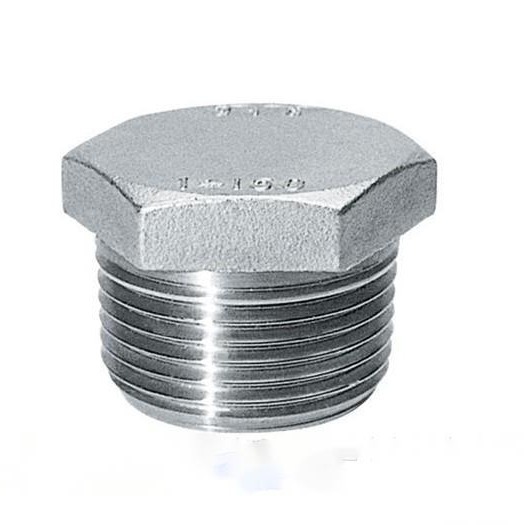 304不锈钢外六角堵头/丝堵/闷头/油塞NPT 1分 2分 3分 4分 6分