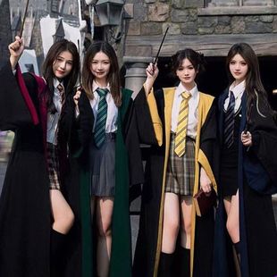 Harry Potter Universal Magic Robe Usj Costume Wizard Robe Cosplay Halloween Cloak Robe Full Set