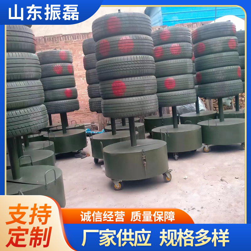 供应武钢防弹钢板树形靶目标射击靶摇摆靶人质靶切割防弹胸环靶