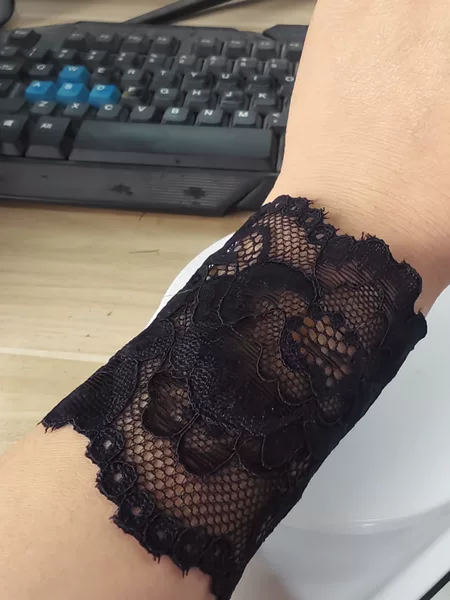 Factory direct lace cuff wrist fairy wristband lady scar cover fake sleeves live accessories wholesale