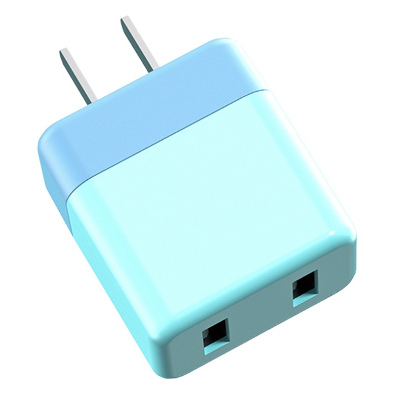 El cargador multipuerto USB5V2A es adecuado para Apple PD20W cabezal de carga de teléfono móvil colorido Huawei 22,5 W carga rápida 3C