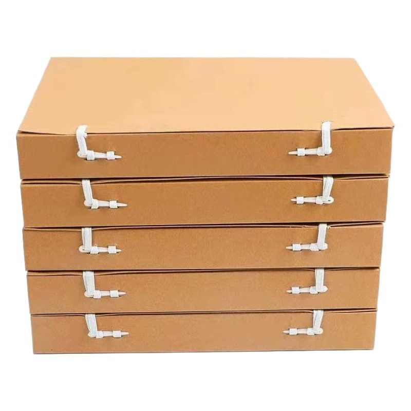 Оптовая продажа от производителя: коробка для документов формата А4 из крафт-бумаги, утолщенная, без кислот, для хранения документов.