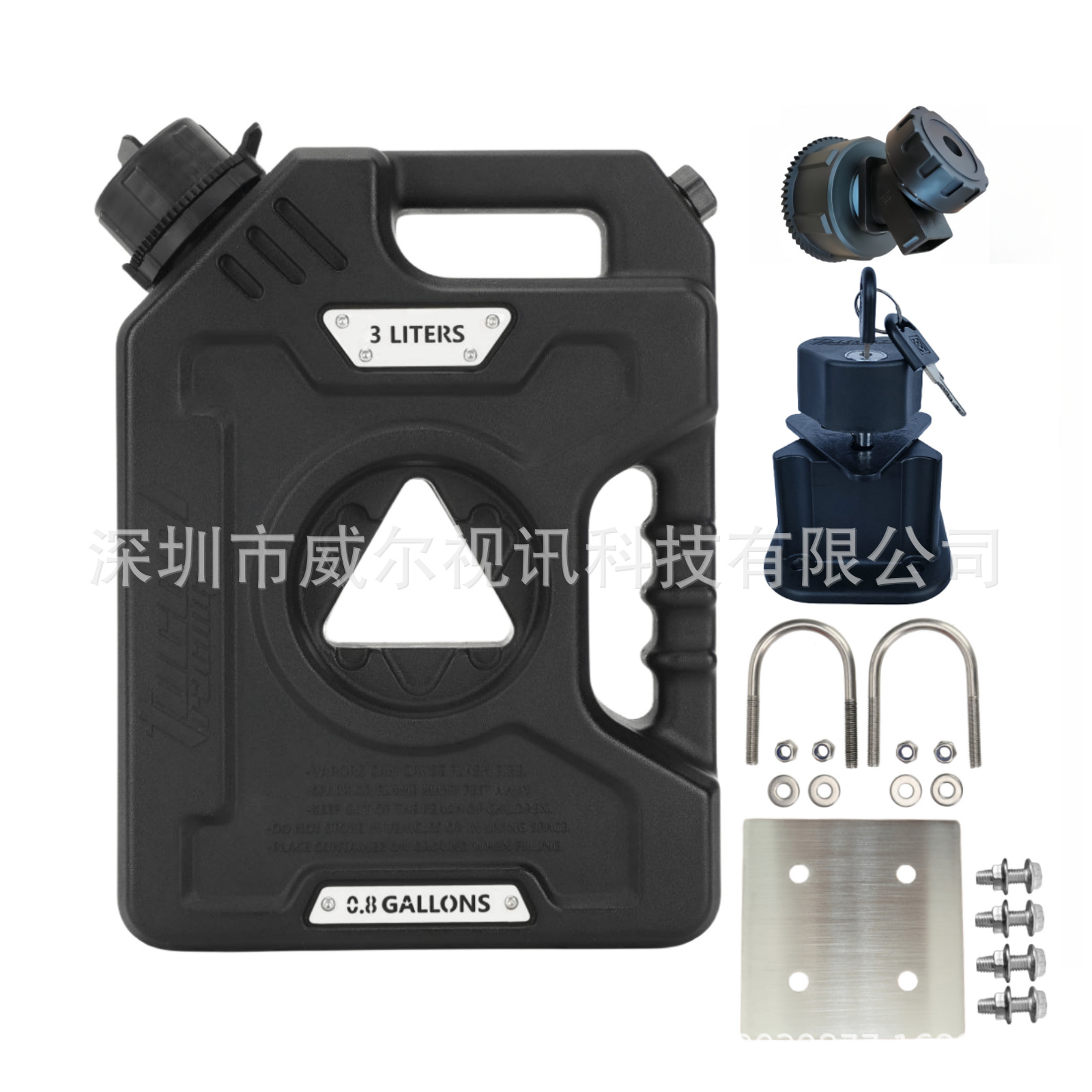 Tucool Racing 3L Motorcycle Fuel Tank Diesel and Gasoline Modified Fuel Canister Cross-Border Exclusive Supply for Motorcycle Fuel Tanks
