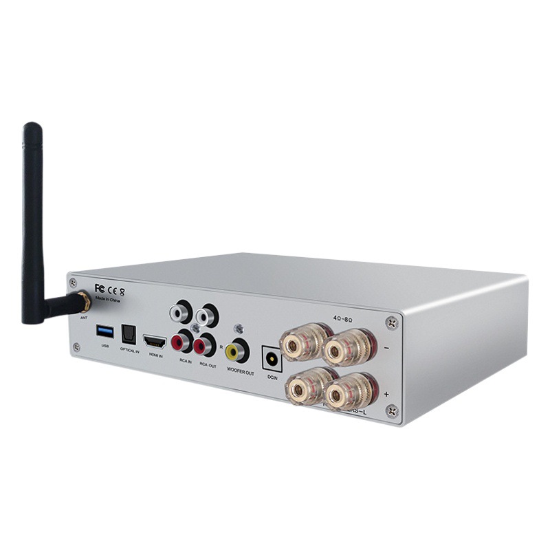 Nuevo Karaoke profesional popular transfronterizo digital con el amplificador de potencia inalámbrico del hogar 2X50W del bluetooth con salida SUB