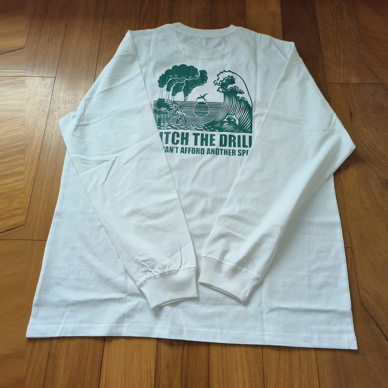 Logotipo de comercio exterior Classic Outdoor Mountain Series Camiseta de manga larga del mismo estilo para hombres y mujeres