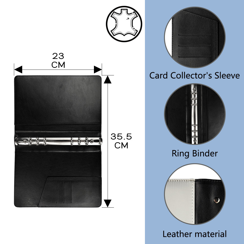 Fábrica directa de transferencia térmica cuero A5 portátil de oficina de negocios puede imprimir LOGO