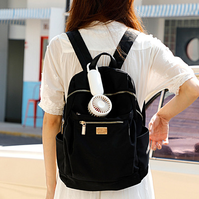 2021创意新款usb充电Q7风扇简约夏日便携迷你学生户外挂扣小风扇|ms