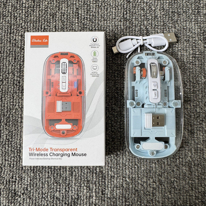 Mute electromagnetic mouse charging