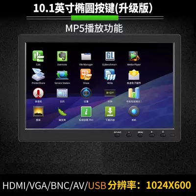 Car TV for Vehicles, 10inch Monitors - 101inch-oval-buttons-1024x600-upgraded-version-with-power-supply