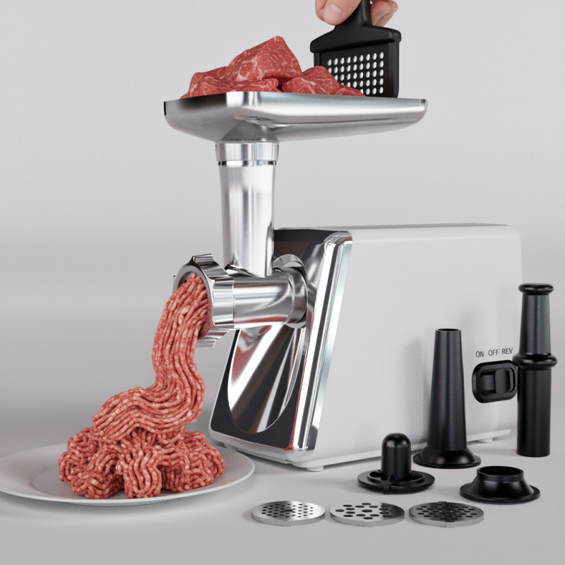 跨境欧规220V电动绞肉机家用多功能全自动灌肠绞肉机meat grinder|undefined