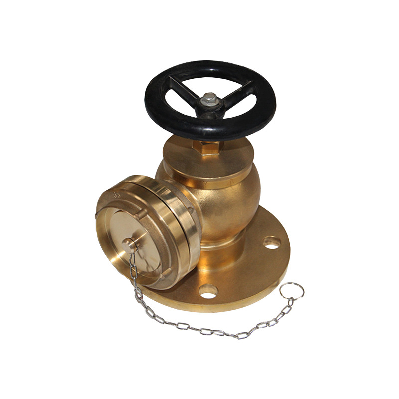 모든 구리 해양 소화전 소화전 플랜지 유형 직각 무거운 와이어 유형 국가 표준 DN50 | 65 화재 밸브