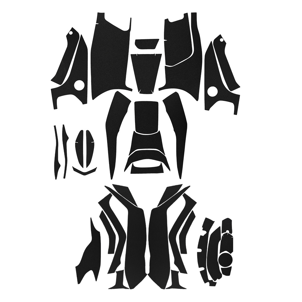 Aplicable a Yamaha NMAX155 pegatinas esmeriladas antideslizantes y anti-desgaste pegatinas de protección del cuerpo 20 - 22 modificaciones