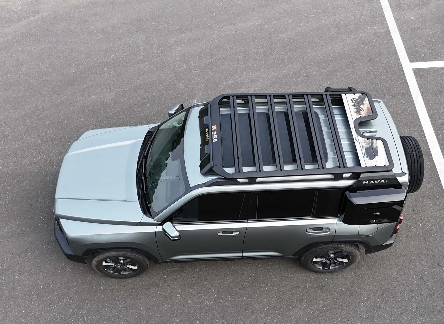 Haval Raptor Roof Platform, Roof Rack, Luggage Rack, Side Ladder, Haval School Bag, Mecha Net Side Tent Modification