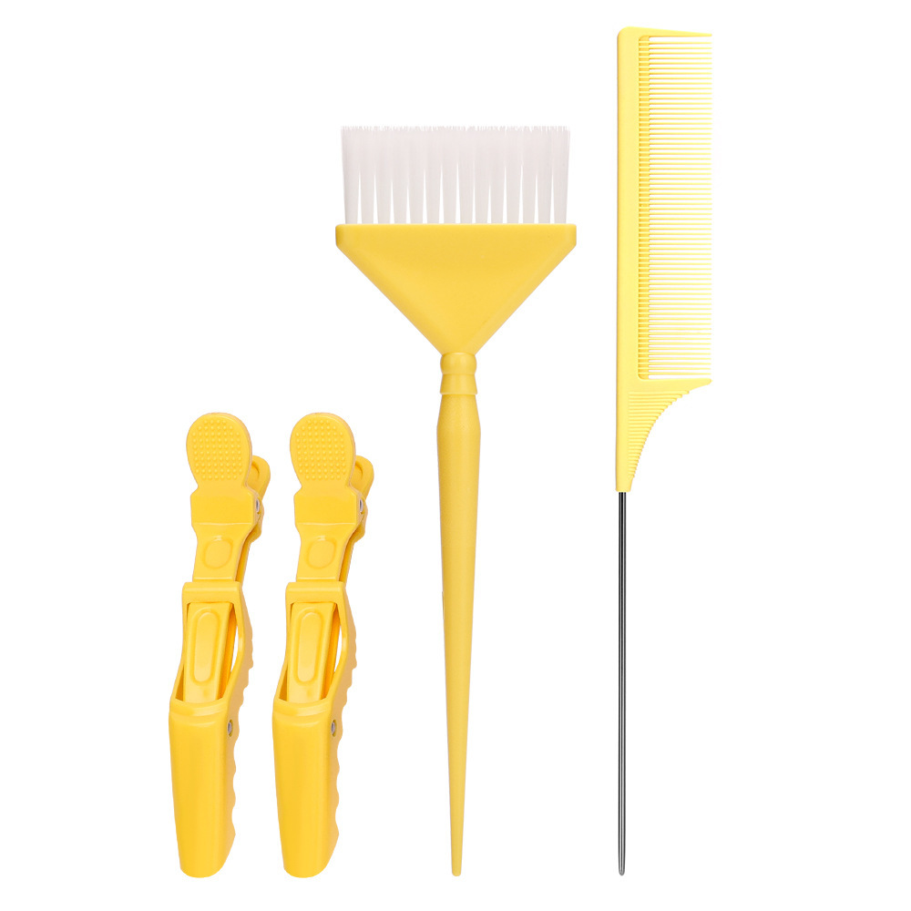 Herramientas de cepillo de teñido de aceite de peluquería salón profesional de teñido de cabello peine de teñido de cabello mango de cepillo de teñido de cabello unilateral pelo blando unilateral peine de teñido de cabello