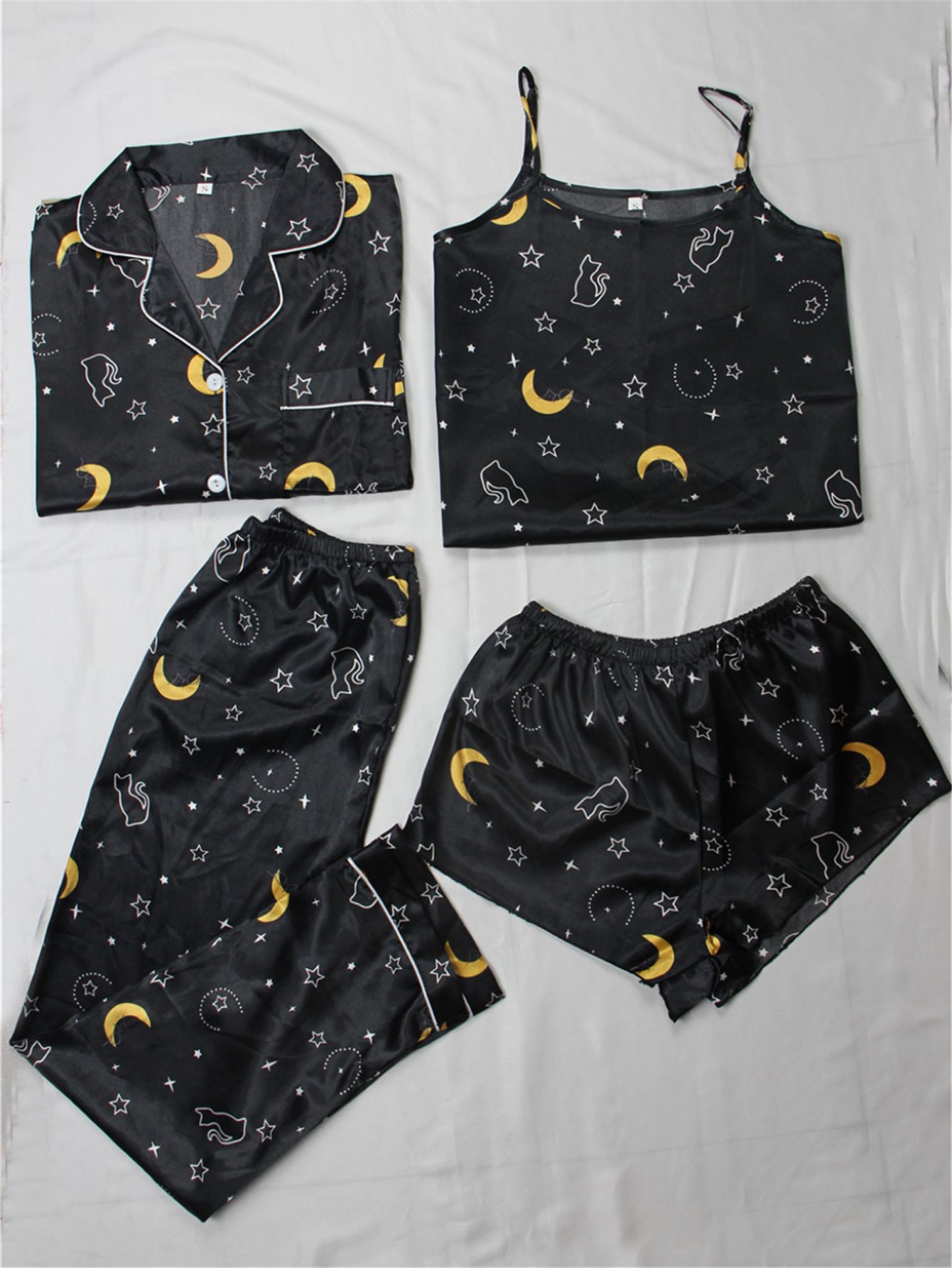 Women'S Gender Printing Design Fashion Style Women's Fashion Tropical Polyester Printing Pants Sets