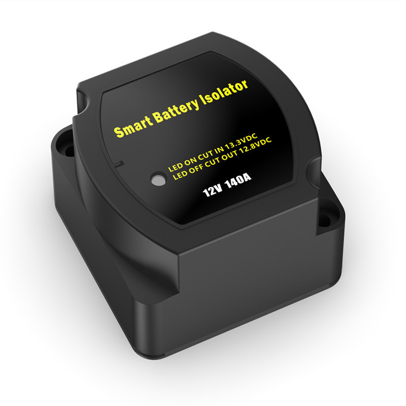 Aislador de Batería Doble 12V140A, Relé Inteligente para Batería Doble, VSR, Modificación de Cargador para Auto, Yate, RV