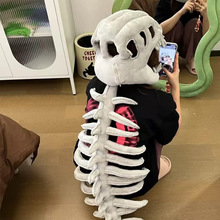 中华恐龙骨架头套毛绒玩具帽子道具cosplay儿童成人玩偶生日礼物