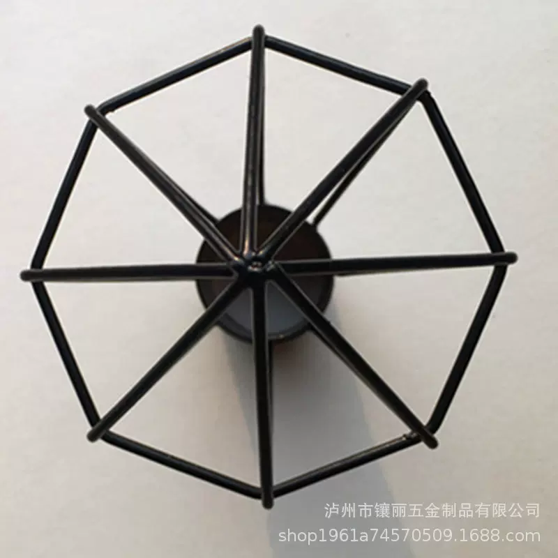 源头厂家批发铁艺灯罩 LED灯串配件圣诞工艺家居装饰灯饰五金挂件