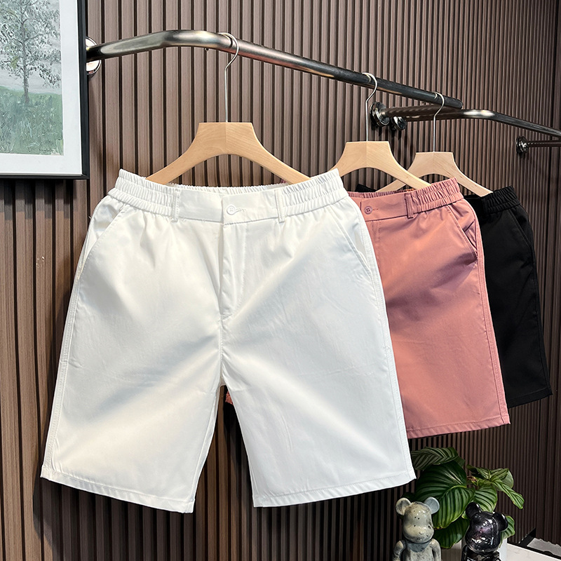 Pantalones de vestir, pantalones cortos de estilo de negocios, pantalones de verano, pantalones casuales, pantalones de estilo recto, pantalones grandes