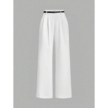 W 38040 Casual versatile women's straight suit pants ���а�