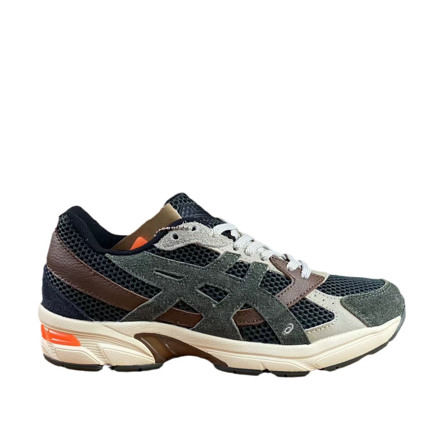 Кроссовки для бега низкие Putian Shoe Arthur Gel-1130 ретро светло-серые повседневные, противоскользящие, износостойкие, дышащие