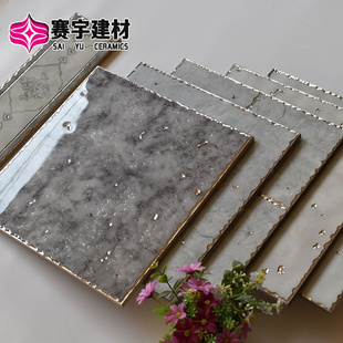 J8300 Gold Brick Gold Polished Crystal Brick 300 Bathroom Tile Polished K Gray X Kitchen Wall Tile Non-Slip Floor Tile European Style G3