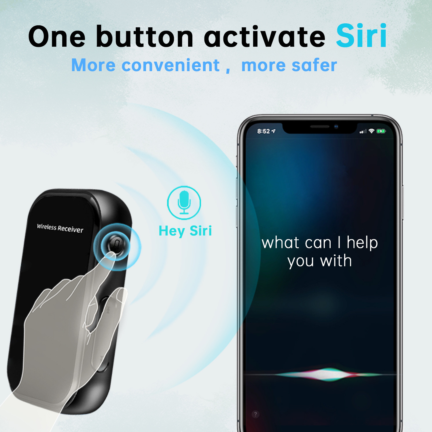 Nuevo coche Bluetooth 5,0 receptor de audio 3,5mm Bluetooth convertidor AUX llamada Bluetooth adaptador