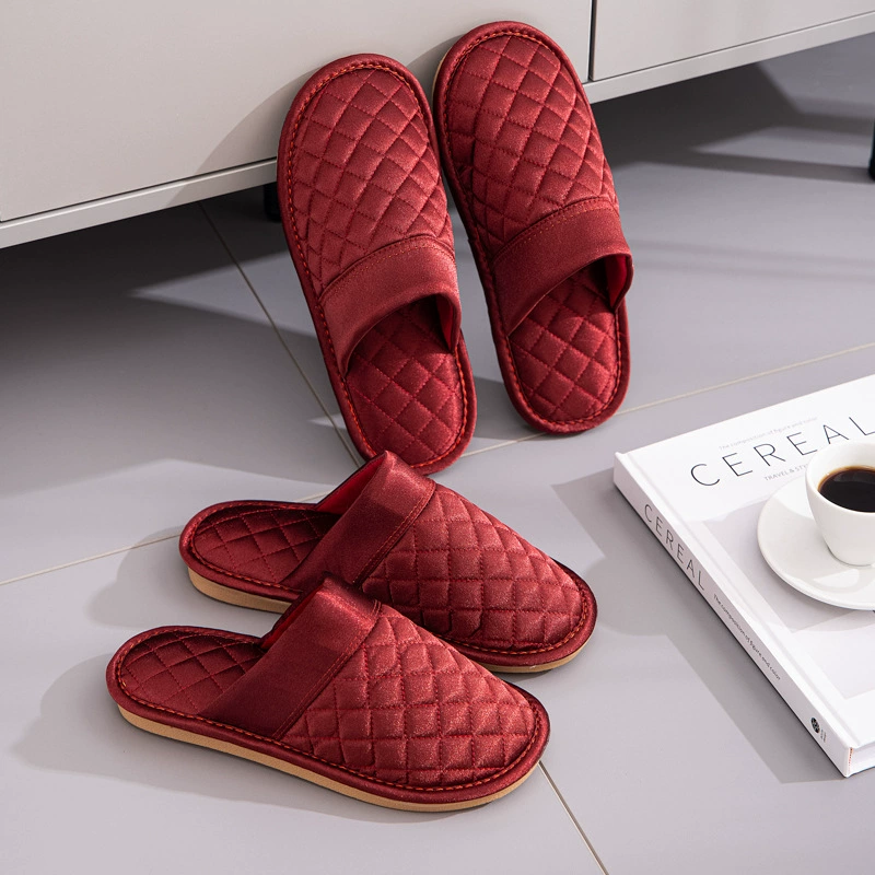 Свадебные хлопковые тапочки, сопровождающие утреннее платье невесты, тапочки праздничные красные свадебные хлопковые тапочки Advanced Light Luxury