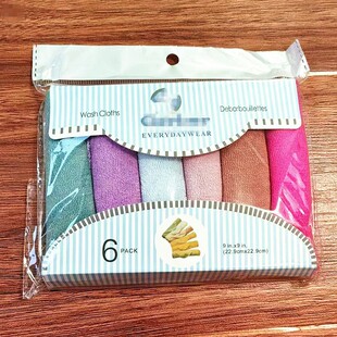 (Cross-border trading), children's handkerchief for breastfeeding, eating bib, towel, 6 pieces, Birthday gift 4
