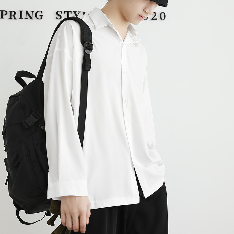 Spring and Summer Shirts for Men 2026 New Trendy Brand Affordable Loose Long-Sleeve Shirts and Jackets with Ice Silk Drape Effect Spring and Summer Shirts for Men 2026 New Trendy Brand Affordable Loose Long-Sleeve Shirts and Jackets with Ice Silk Drape Effect