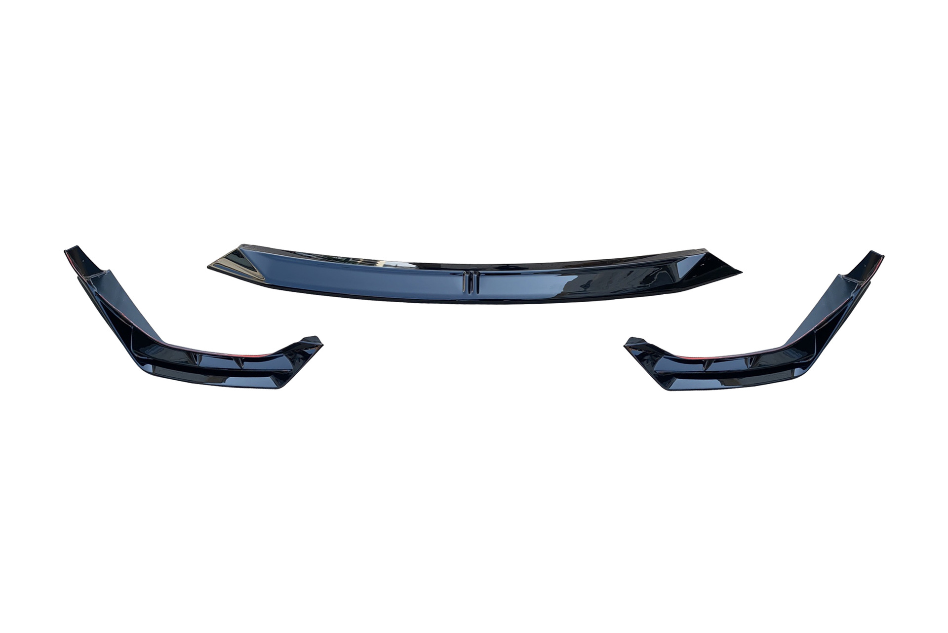 Suitable for BMW 3 Series AKASAKA Body Kit for 2023 BMW 3 Series: Front Lip, Side Skirts, Rear Lip, Spoiler (Big Surrounded) - 2023-bmw-3-series-front-lip-front-corner-note-color
