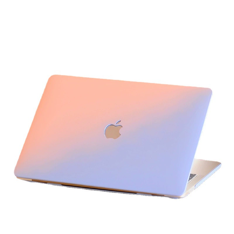 Защитный градиентный матовый чехол (для Apple) для MacBook Air/Pro, включает пленку на клавиатуру и пробки от пыли