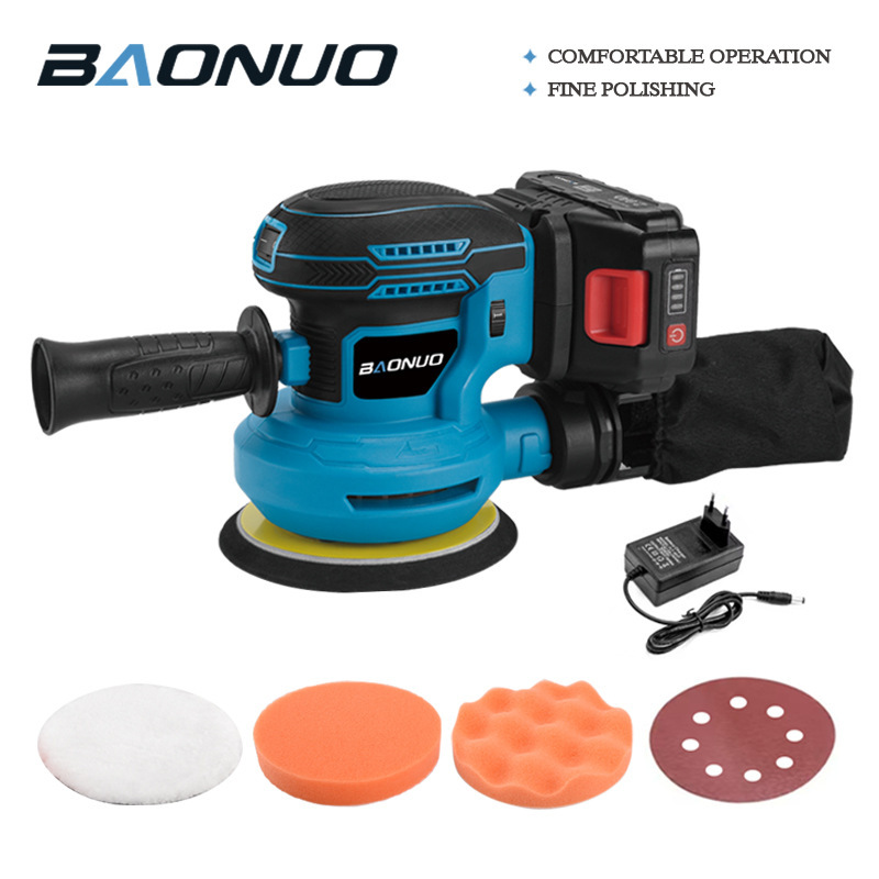 Lithium Electric Sander Eccentric Rechargeable Sander Lithium Electric Sandpaper Machine Round Sand Woodworking Tools Grinder Polishing Lithium Electric Sander Eccentric Rechargeable Sander Lithium Electric Sandpaper Machine Round Sand Woodworking Tools Grinder Polishing