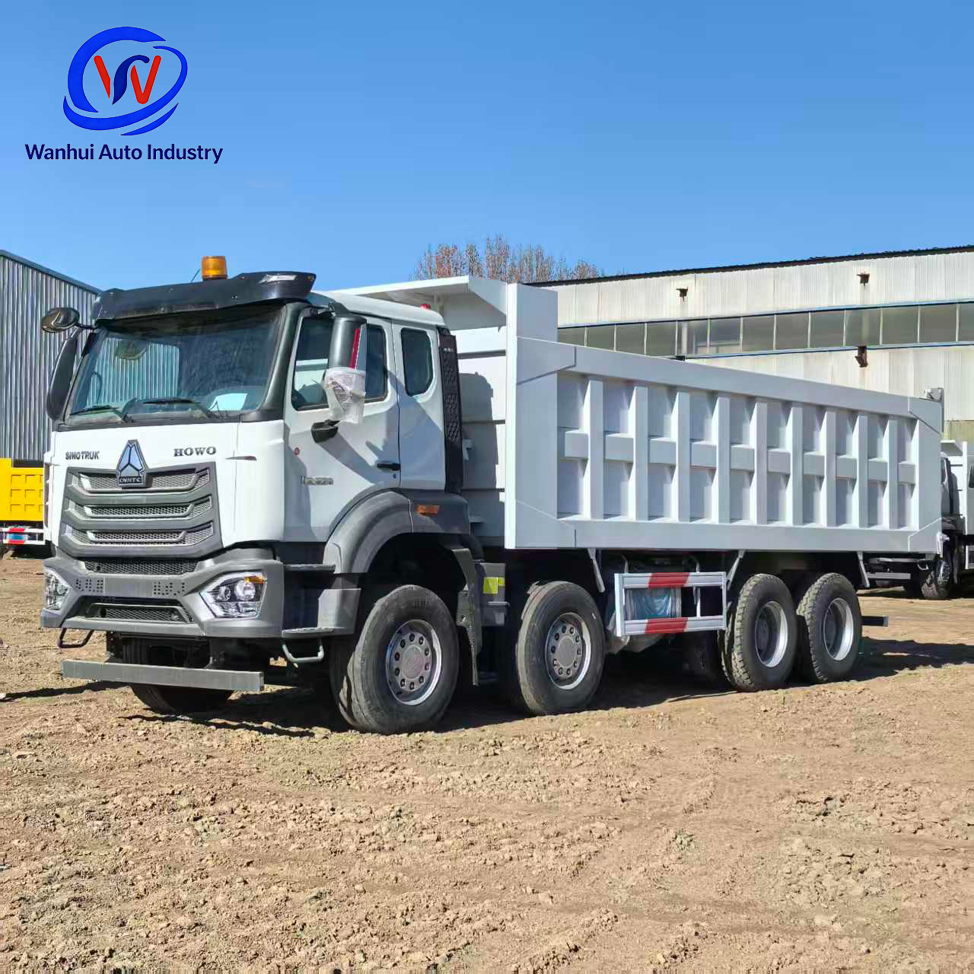 African Use of Howo Nx 6X4 Dump Trucks, 25-Ton Capacity Mining and Earth Transport Trucks