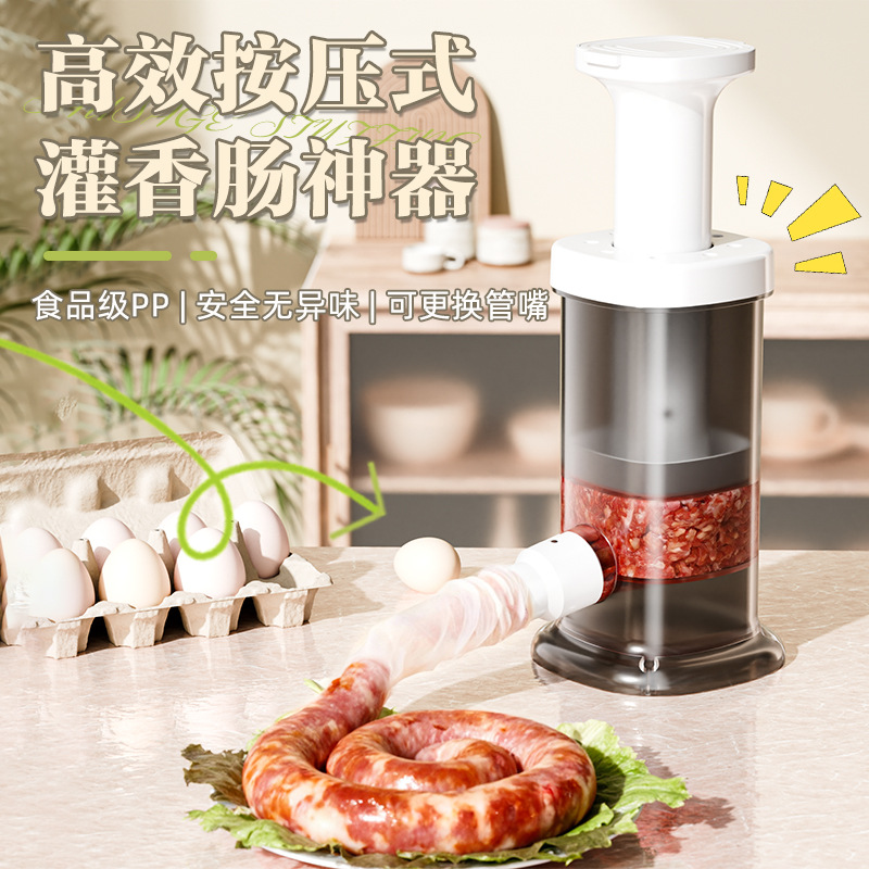Manual Sausage Stuffer for Home Use, Sausage Filling Machine, Sausage Casing Tool, Shrimp Sausage Stuffer, Sausage Casing Machine