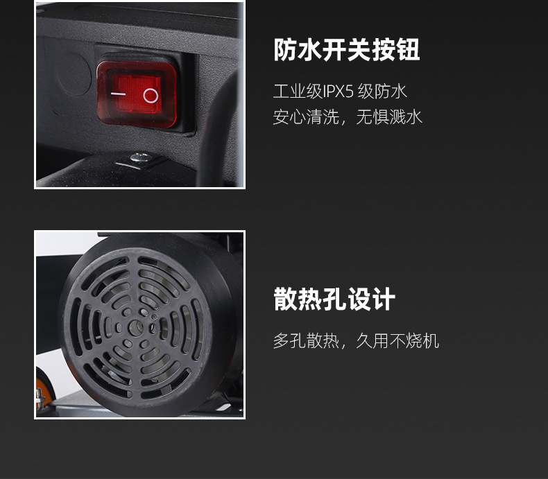 Factory Direct Supply High-Pressure Car Washing Machine for Home Use 220V High-Power Car Washing Water Gun Car Washing Machine Hand-Push Cleaning Machine