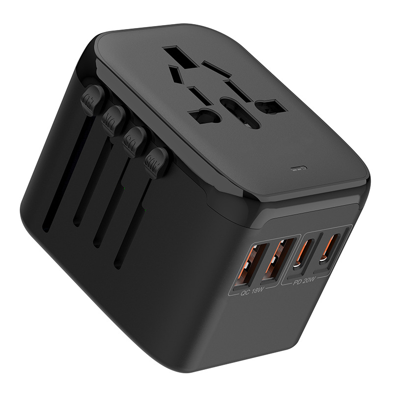 Multifunctional Travel Charger Fast Charge 212PQ Gallium Nitride PD20W US Gauge European Gauge 2USB 2C Universal