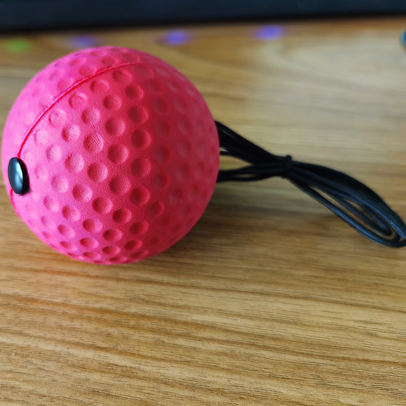 ヘッドボクシング反応ボールボクシングスピードボールトレーニングボール6.3cm直径ゴムボールpu発泡ボールテニスボール|undefined