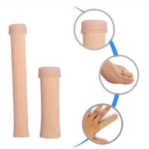 Silicone large and small toe protective sleeve fiber tube hand and toe toe separator corrector gel separator anti-wear and pain-proof