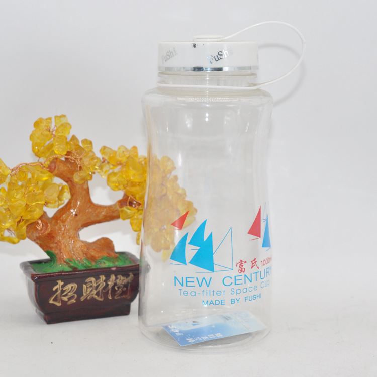 Gran capacidad de plástico taza de agua al aire libre portátil espacio en blanco taza de deportes adultos hervidor de agua 2000ML al por mayor