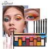 Makeup primer, eyeshadow palette, mascara, brush, eye pencil, eyebrow pencil, set, 40 colors