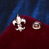 Classic small brooch, jacket, pin, airplane, badge, European style, maple leaf