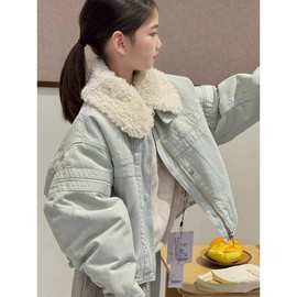 女童加厚外套冬装2025新款儿童冬季加厚衣服大童女装女孩夹棉棉服