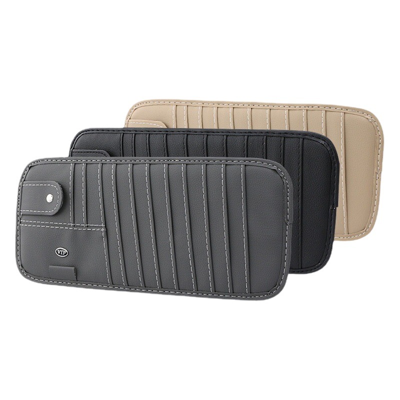 Car Buckle Cd Board Storage Saucer Bag Sunglasses Card Car Multi-Function Cd Clip Holder Quick Release Id