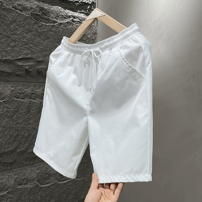 Pantaloncini sportivi casual da spiaggia estivi da uomo, pantaloni dritti a cinque punte, alla moda, per il commercio estero transfrontaliero_voghion.com