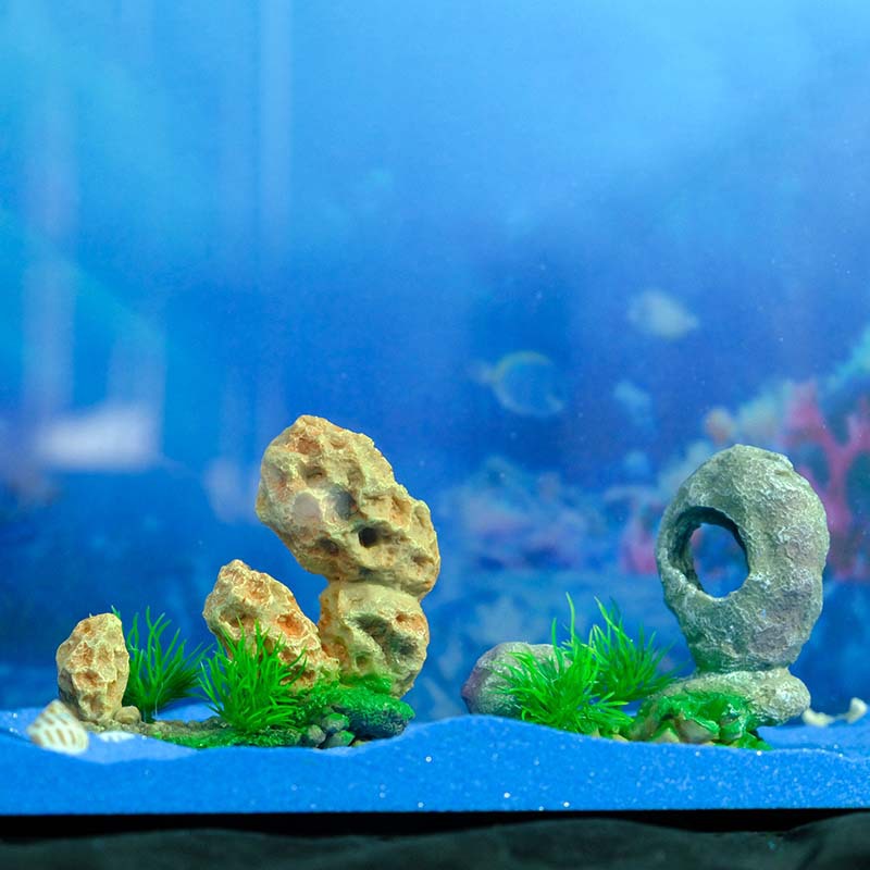 Decoración de paisaje de mesa de arena, estilo explosivo transfronterizo, simulación de jardín, decoración de paisaje de rocalla, jardinería de piedra, acuario de paisaje