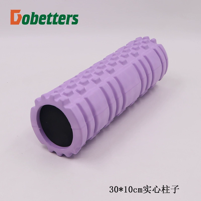 EVA hollow textured massage roller (Dobetters) 30×10 cm — mini yoga balance stick